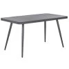 Beliani Tuintafel LIPARI - Grijs Aluminium