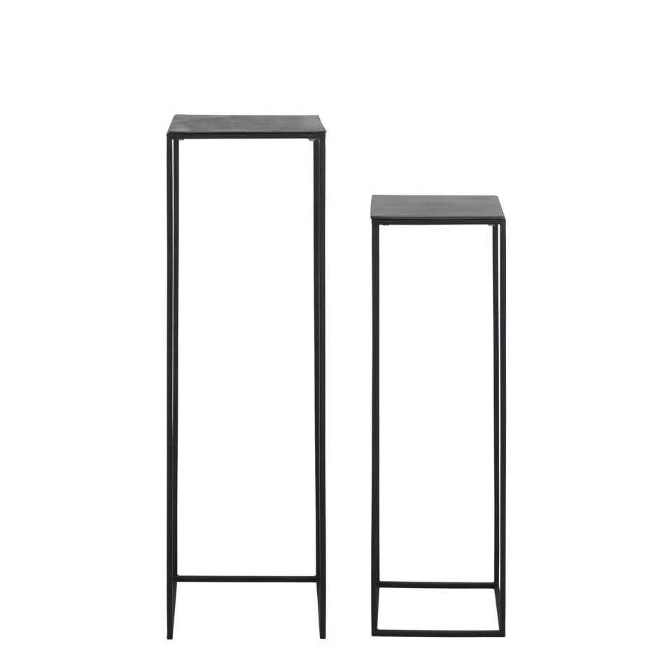 Zuil Boca - Antiek Lood/Zwart - Set - Afbeelding 4