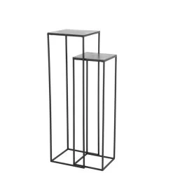 Zuil Boca - Antiek Lood/Zwart - Set