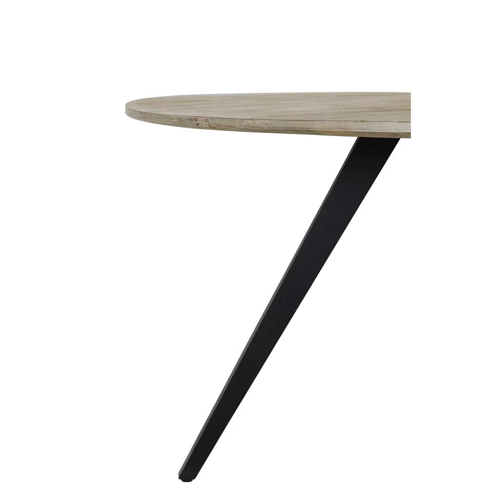 Eettafel Magnifera - Hout/Zwart - ร140cm - Afbeelding 4