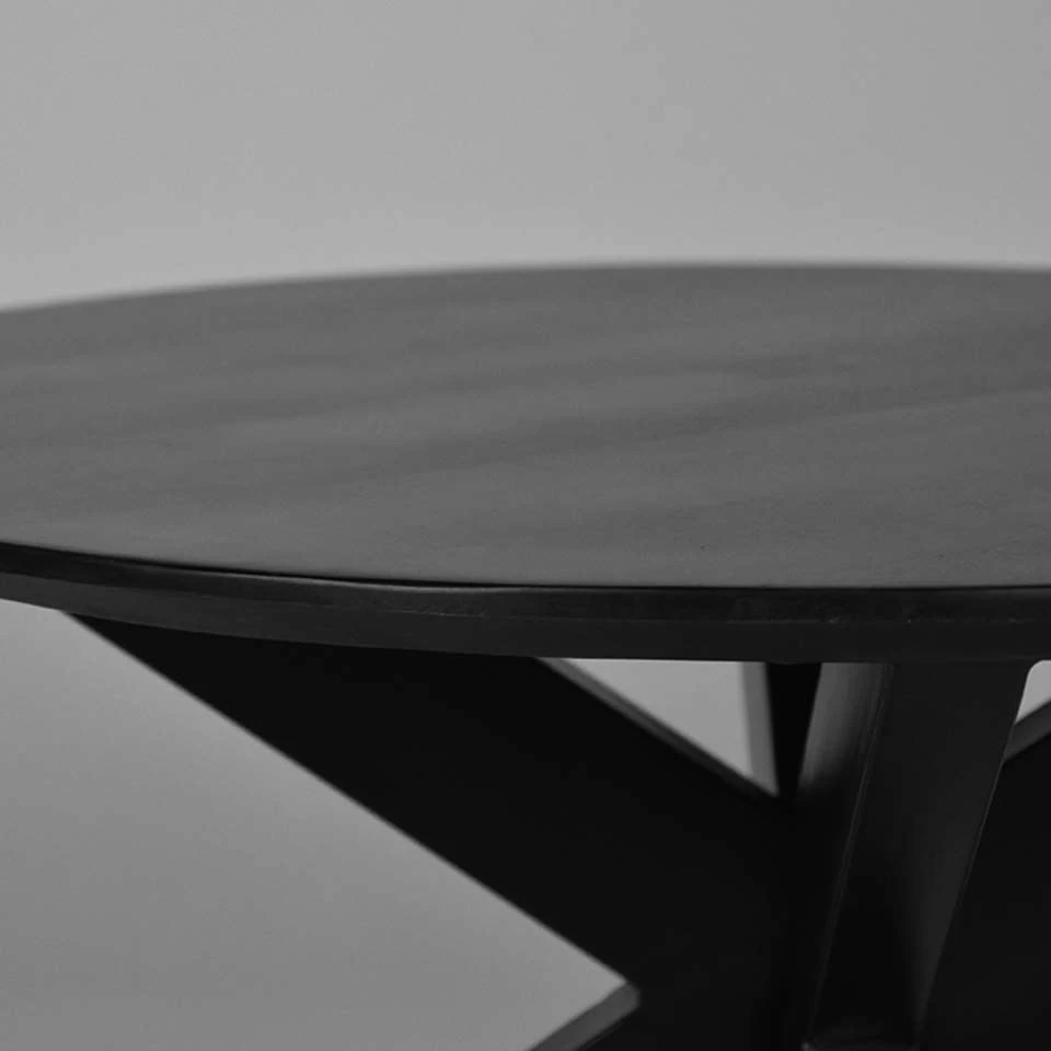 LABEL51 Salontafel Zico - Zwart - Hout - Afbeelding 2