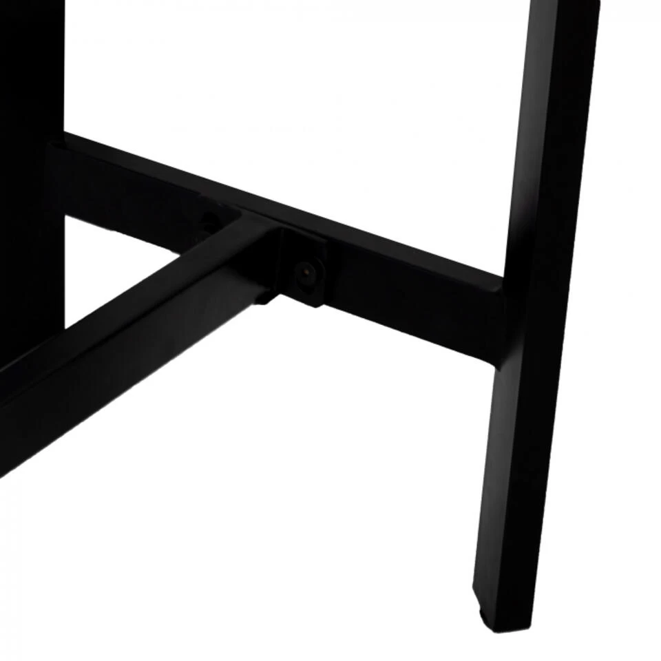 Giga Meubel Bartafel Zwart Visgraat - 100x50x110cm - Max - Afbeelding 3