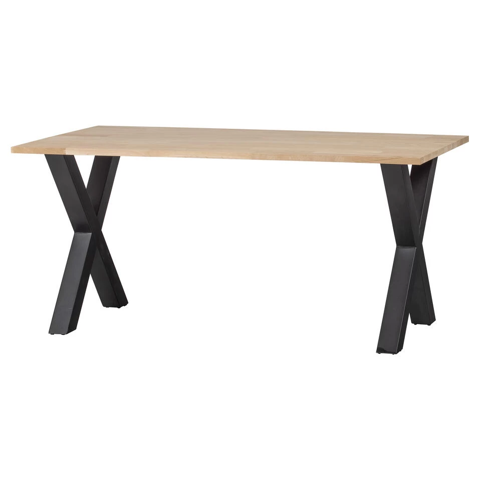 WOOOD Tablo Tafel Met Alkmaar Poot - Eiken - 75x180x90 - Afbeelding 3