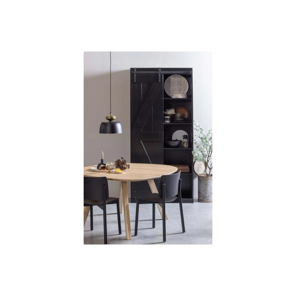 WOOOD Tablo Tafelblad - Eiken - Naturel - 2,2x130x130 - Afbeelding 2