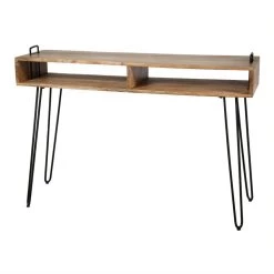 Giga Meubel Sidetable Acaciahout 115x35x76cm - 2 Vakken