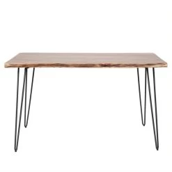 Giga Meubel Eettafel Acaciahout 130x70x77cm - Tafel Edge