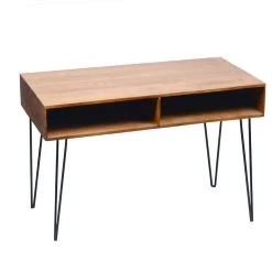 Industrieel Bureau Mangohout Tobias 109x51cm 56x110,50x75 Cm Mangohout
