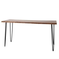 Giga Meubel Bartafel Acaciahout - Naturel - 180x70x92cm - Tafel Edge