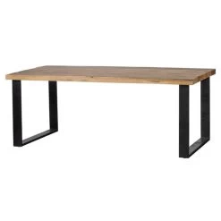 Eettafel Cleveland 140x90cm - Mangohout - Bruin - Rechthoekig