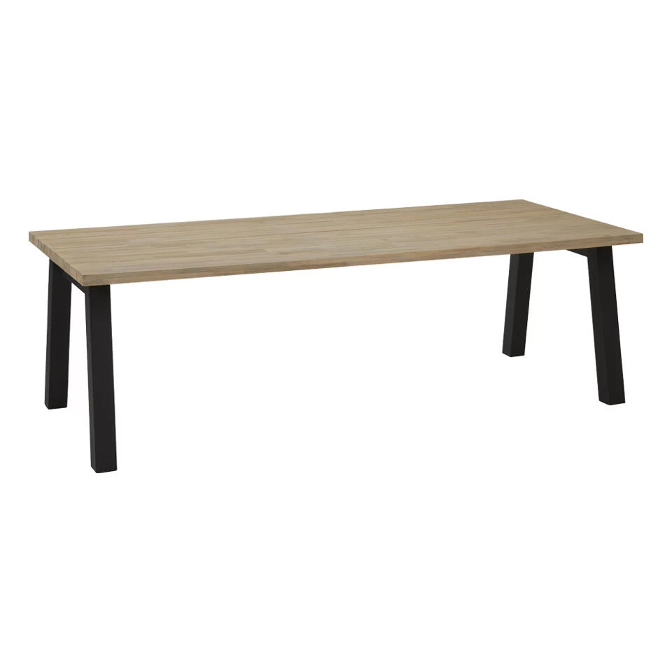 Taste Derby Tuintafel - 240x100 Cm. - Antraciet Poten