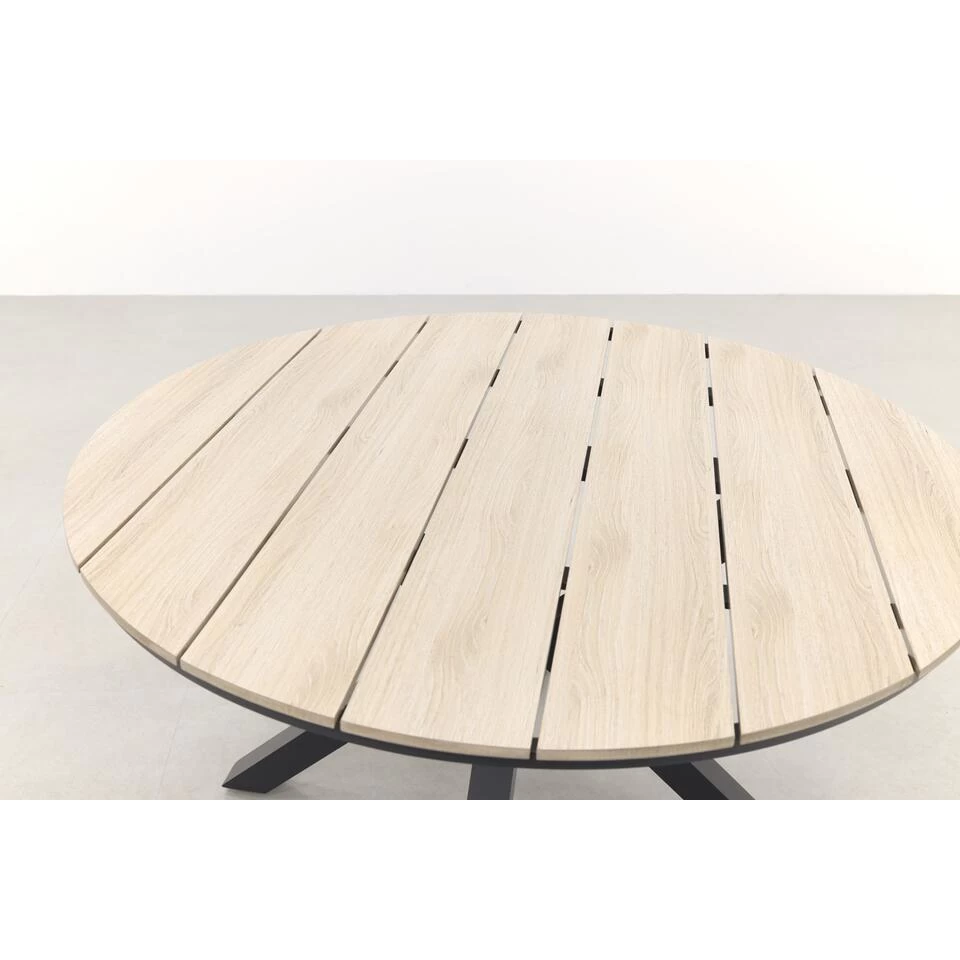 Garden Impressions Edison Tuintafel - 122 Cm. Rond - Afbeelding 4