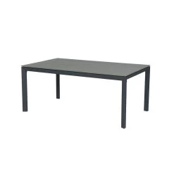 Garden Impressions Palmas Tuintafel Antraciet - Grijs 180x107 Cm