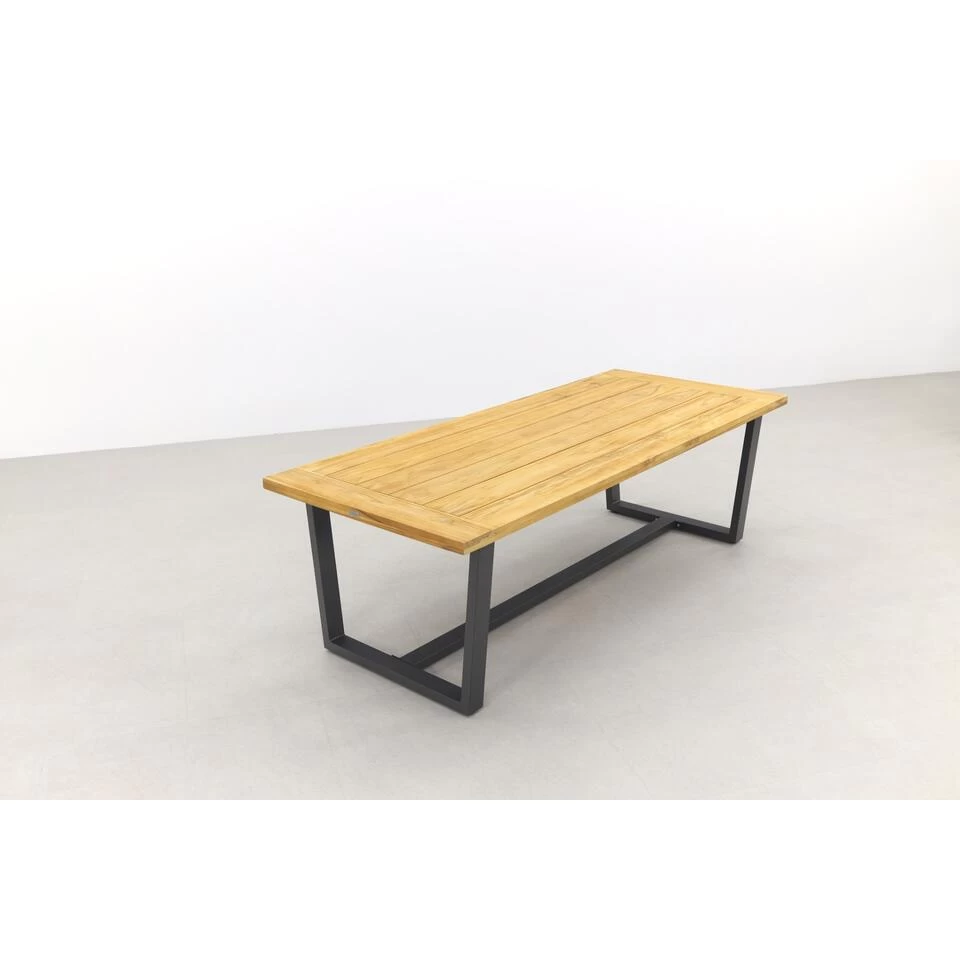 Exotan Murano Teakhouten Tuintafel - 240x100 Cm - Afbeelding 4