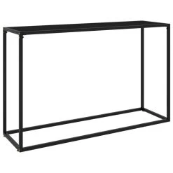VidaXL Wandtafel 120x35x75 Cm Gehard Glas Zwart