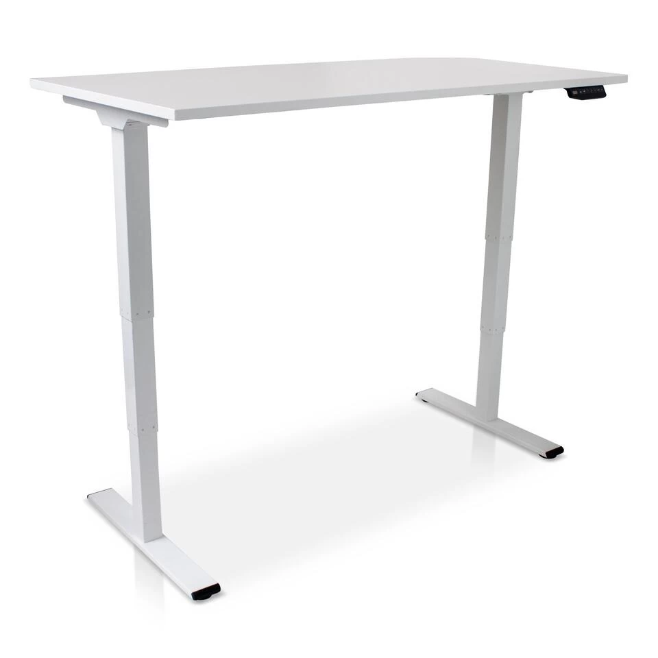 MRC COMFORT Elektrisch ARBO Zit-sta Bureau - 160x80cm - Wit - Wit - Afbeelding 2