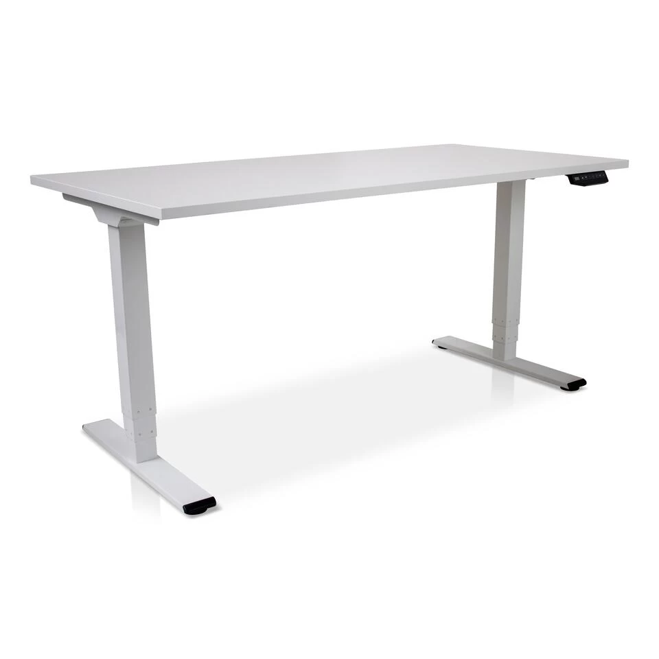 MRC COMFORT Elektrisch ARBO Zit-sta Bureau - 160x80cm - Wit - Wit