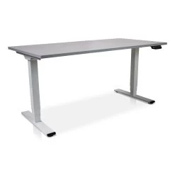 MRC COMFORT Elektrisch ARBO Zit-sta Bureau - 180x80cm - Wit - Grijs