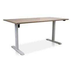 MRC EASY Elektrisch ARBO Zit-sta Bureau - 160x80cm - Wit - Midden Eiken