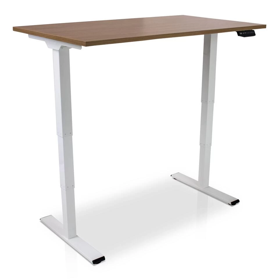 MRC COMFORT Elektrisch ARBO Zit-sta Bureau - 140x80cm - Wit - Havanna - Afbeelding 3