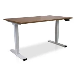 MRC COMFORT Elektrisch ARBO Zit-sta Bureau - 140x80cm - Wit - Havanna