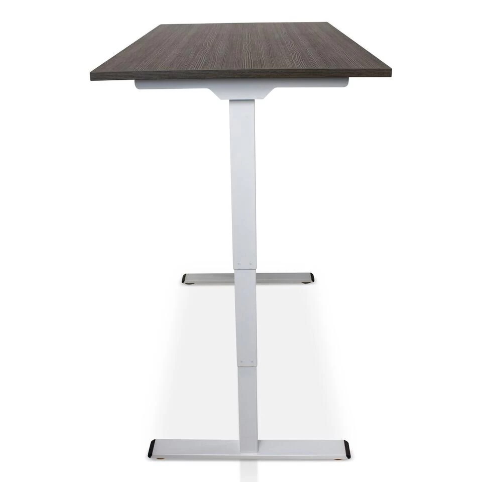 MRC COMFORT Elektrisch ARBO Zit-sta Bureau - 160x80cm - Wit - Bruin Eiken - Afbeelding 4