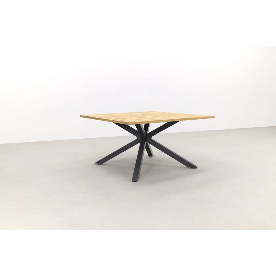 GreenChair Quote Tuintafel - Teakhout Vierkant - 140 Cm - Afbeelding 2