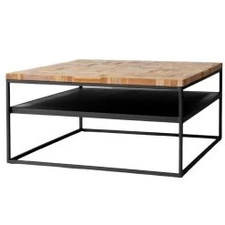 Makiko Salontafel Vierkant - Hout - Bruin