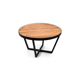 Kjeld Salontafel Rond - Hout - Bruin