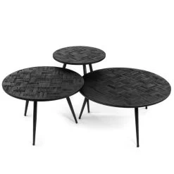 Reinier Zwart Teak - Hout - Zwart