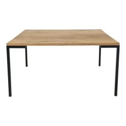 Giga Meubel Salontafel Eikenhout 90cm - Naturel - Tafel Lugano