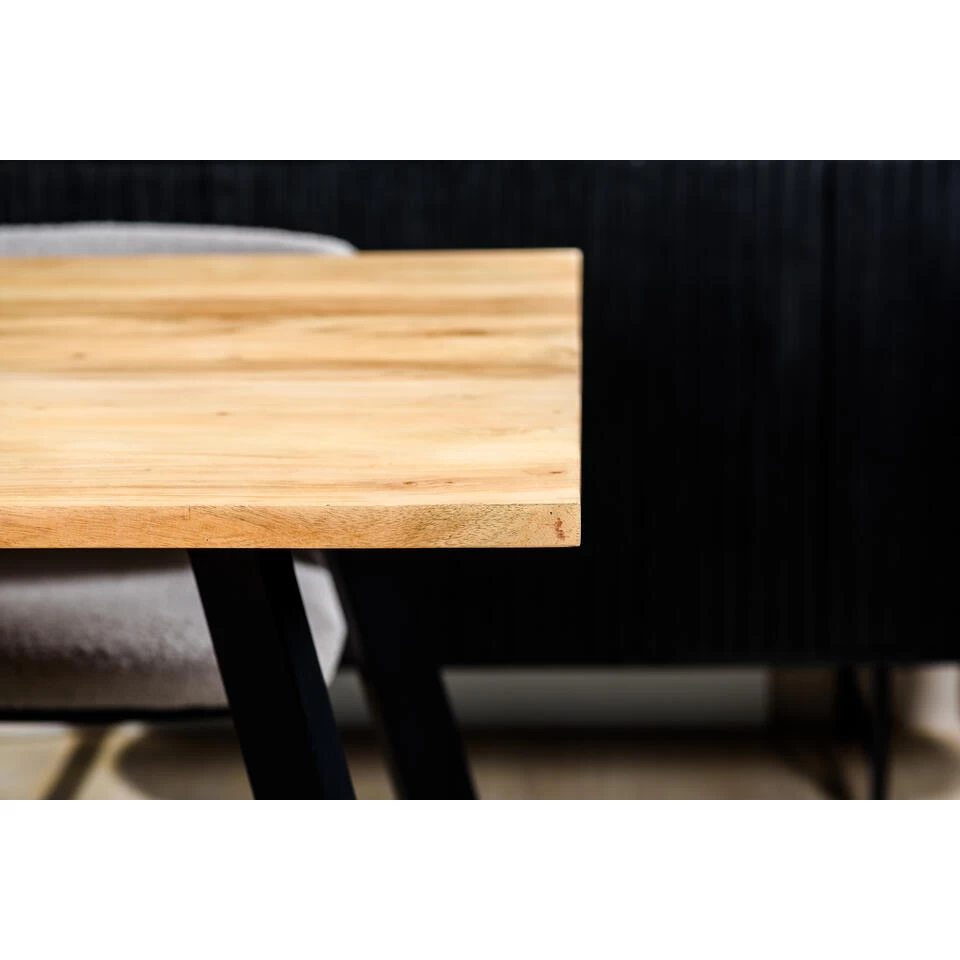 Giga Meubel Eettafel Acaciahout 200cm - Naturel - Tafel Adriaan - Afbeelding 4