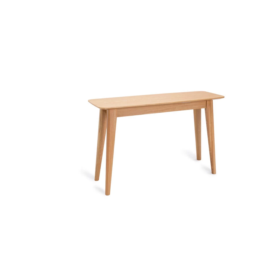 Giga Meubel Bijzettafel 120cm Eikenhout - Naturel - Tafel Rho - Afbeelding 2