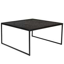 Puur Mäki Salontafel Vierkant - Hout - Zwart