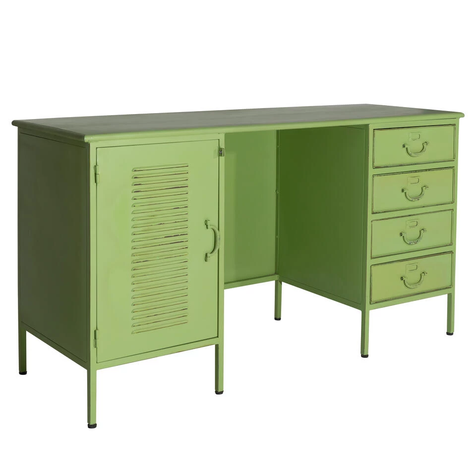 Rootsmann Locker Bureau Industrieel - Groen Metaal - Metaal - Afbeelding 3