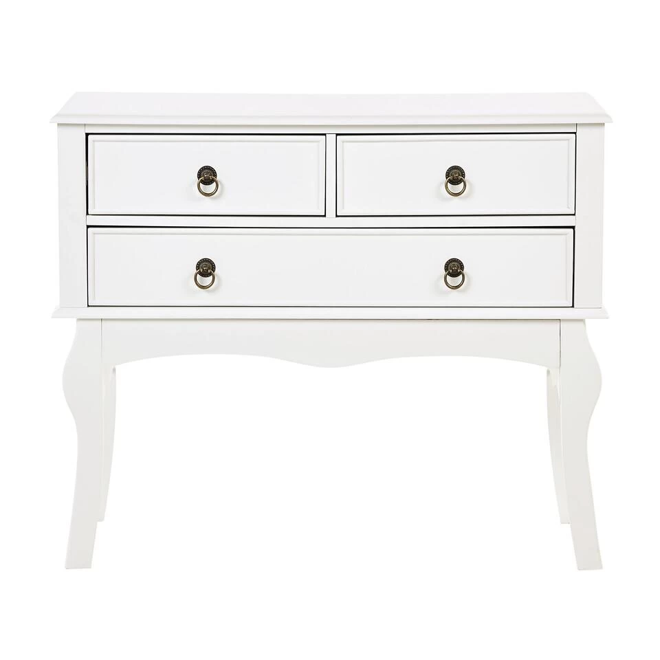 Beliani Consoletafel LAMAR - Wit Mdf - Afbeelding 4