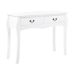 Beliani Consoletafel KLAWOCK - Wit Mdf