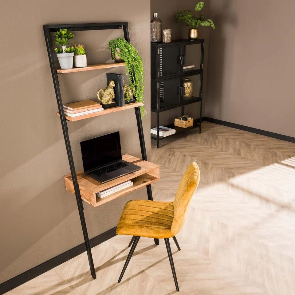 Cristina Bureau Acaciahout - Hout - Bruin - Afbeelding 3