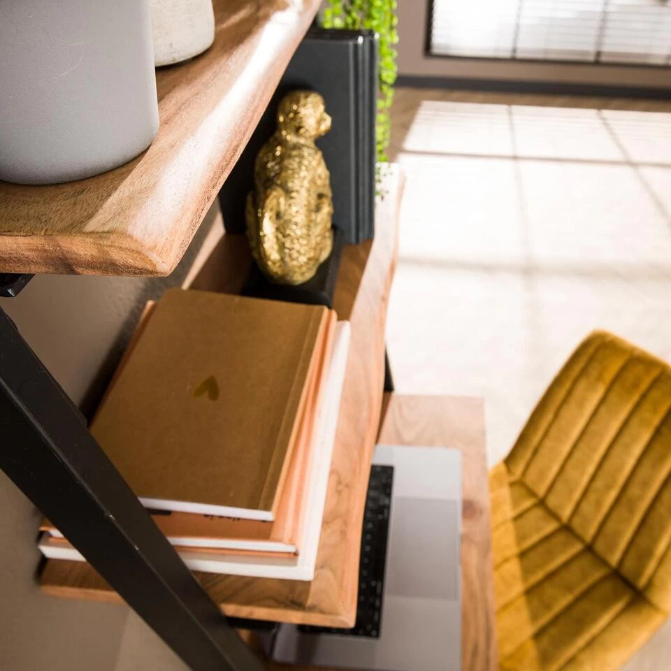 Cristina Bureau Acaciahout - Hout - Bruin - Afbeelding 4