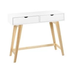 Beliani Consoletafel SULLY - Wit Mdf