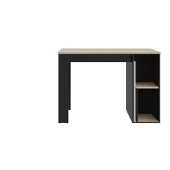 Diagone Tafelbar Exit - 1 Verlengstuk - Zwart/Eikenkleur