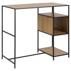 Sohome Bartafel Joannie - Eiken En Metaal - 120 X 60cm
