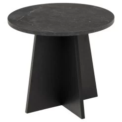 Sohome Bijzettafel Traven - Marmerlook - Ø50cm
