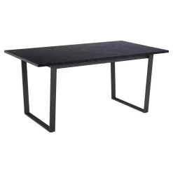 Sohome Eettafel Sheetal - 160 X 90cm - Zwart Marmerlook