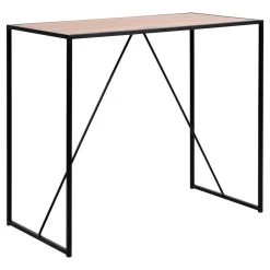 Sohome Bartafel Joannie - 120 X 60cm - Eiken / Zwart