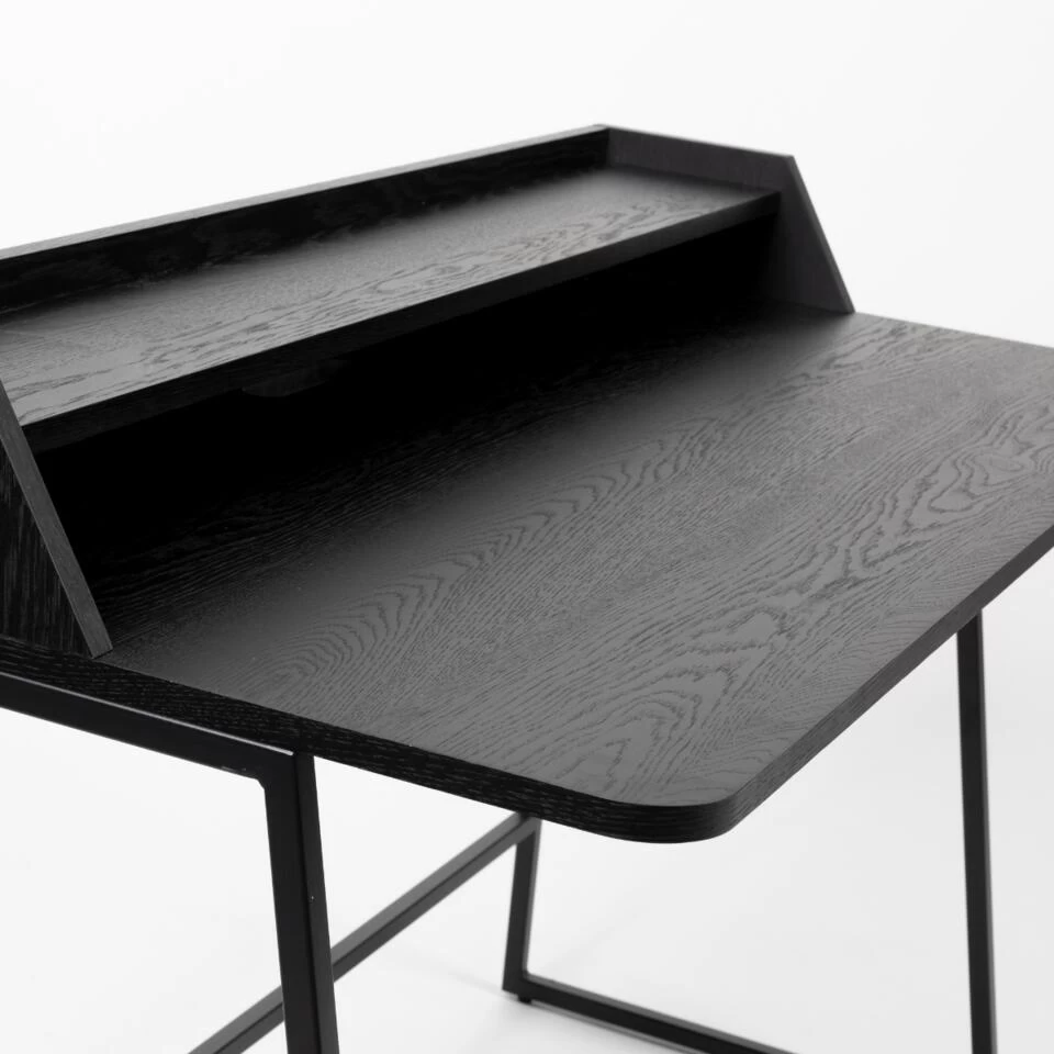 Puur Dalselv Bureau - Hout - Zwart - Afbeelding 2