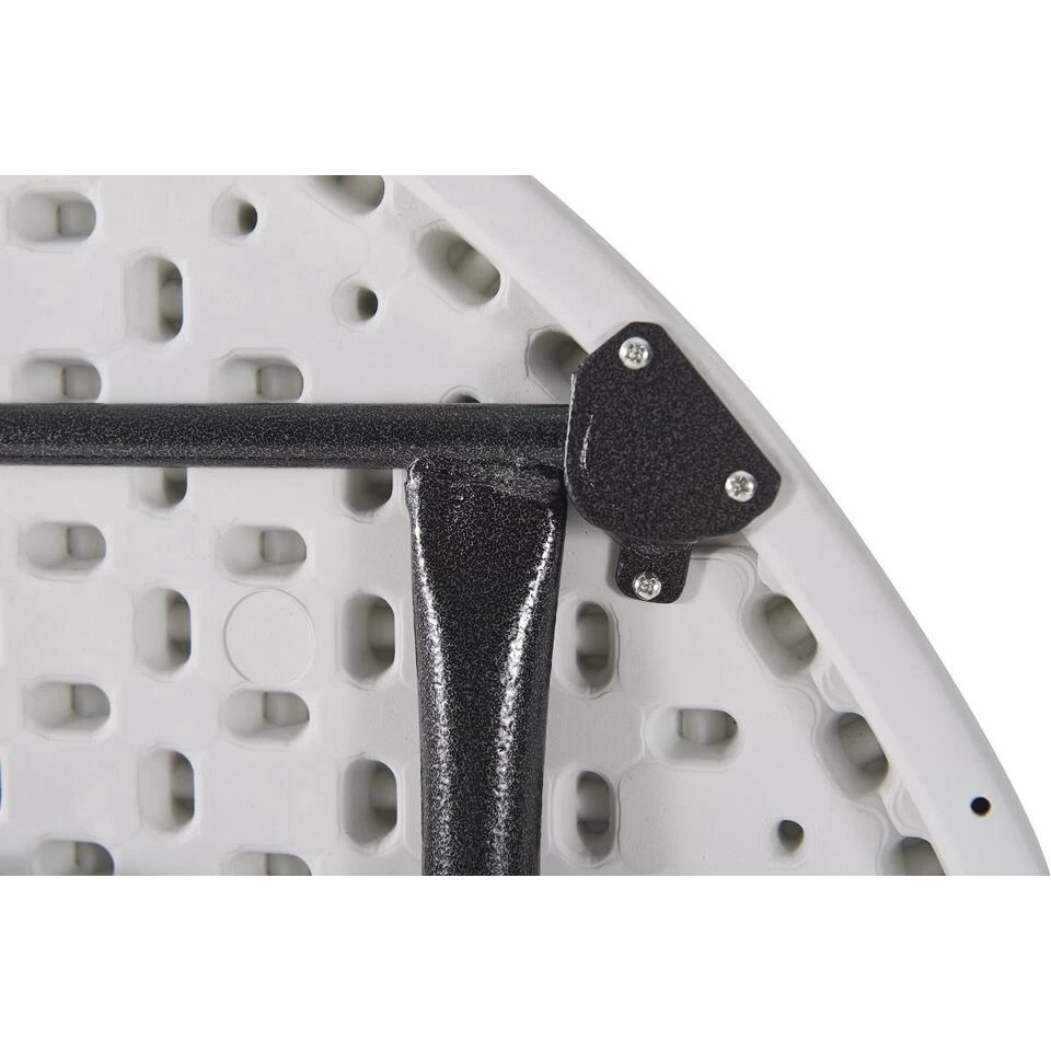 ERRO Statafel Ø80x110cm - Wit/grijs - Afbeelding 3