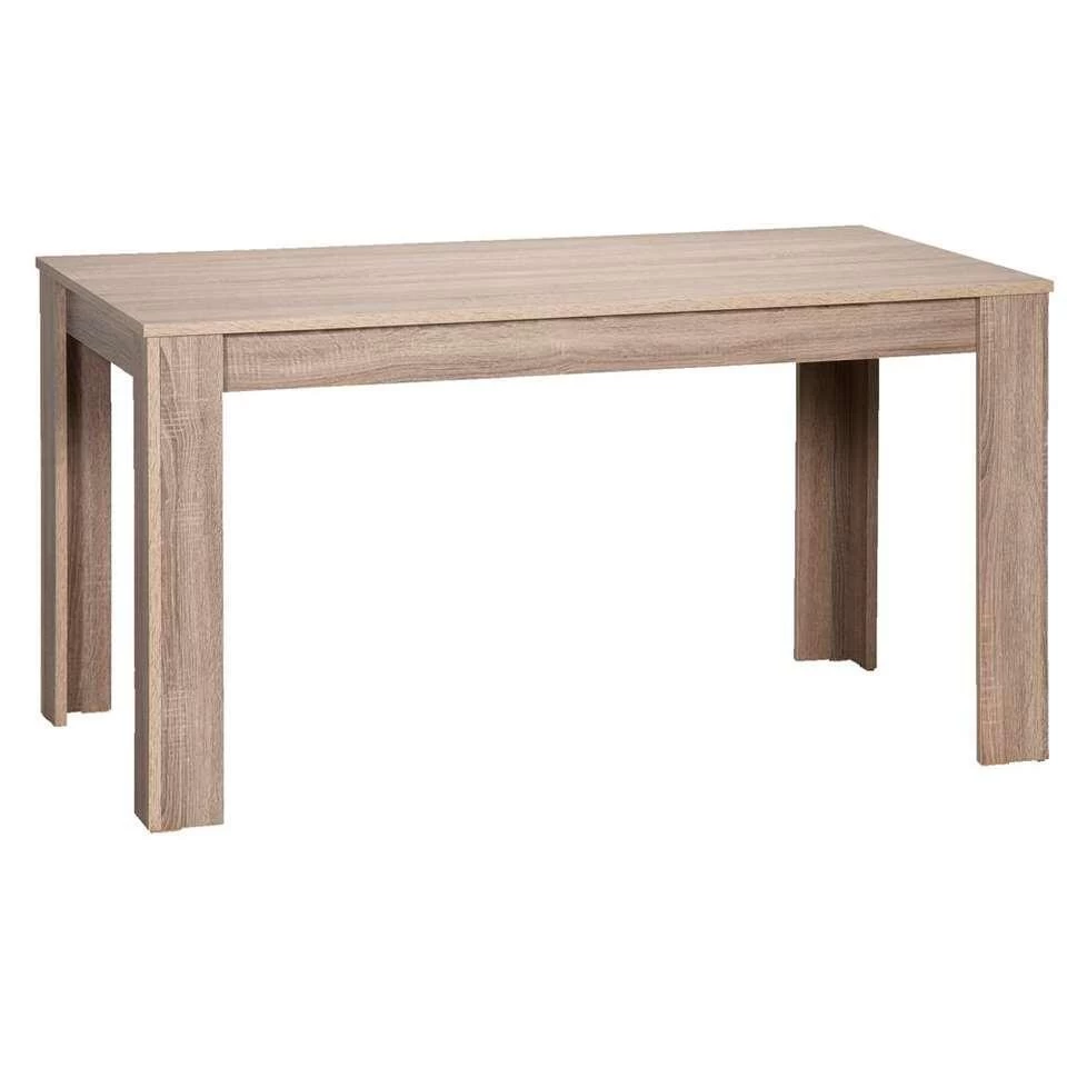 Eetkamertafel Sepp - Donker Eiken - 75x160x90 Cm - Afbeelding 2