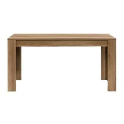 Eetkamertafel Lidia - Eikenkleur - 79x160x90 Cm