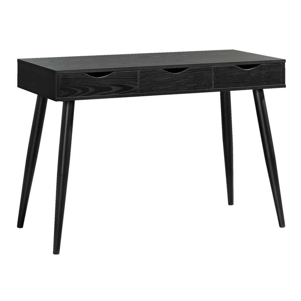 Bureau Montijo - Zwart - 77,1x110x50 Cm - Afbeelding 2