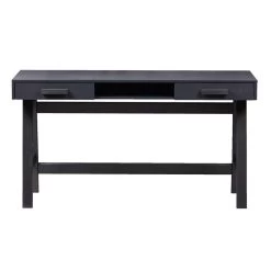 WOOOD Bureau Benson - Mat Zwart - 75x140x62 Cm